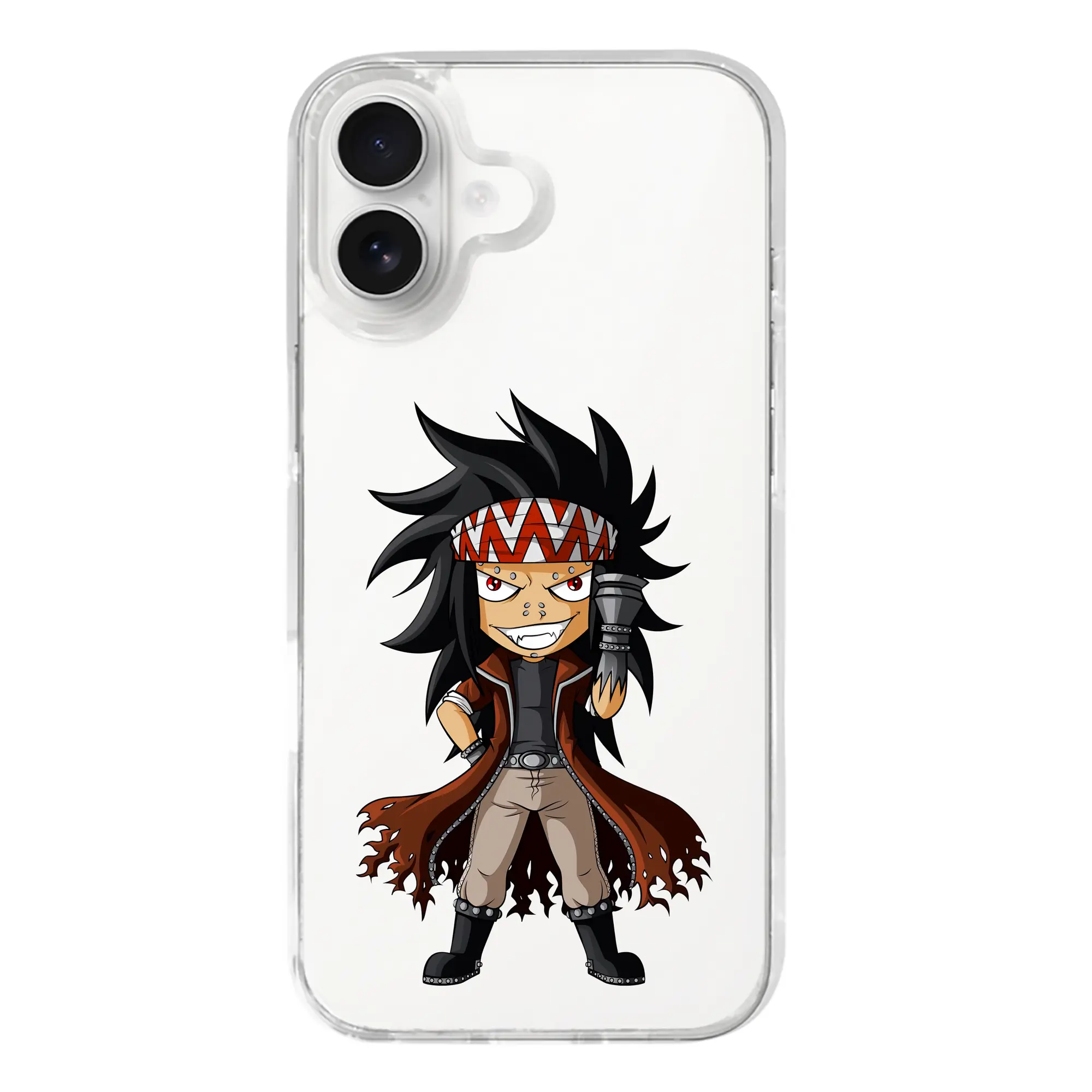 フェアリーテイル グッズ ガジル・レッドフォックス - iPhone 17シリーズ 透明スマホケース – 薄型・耐衝撃・精密フィット保護カバー